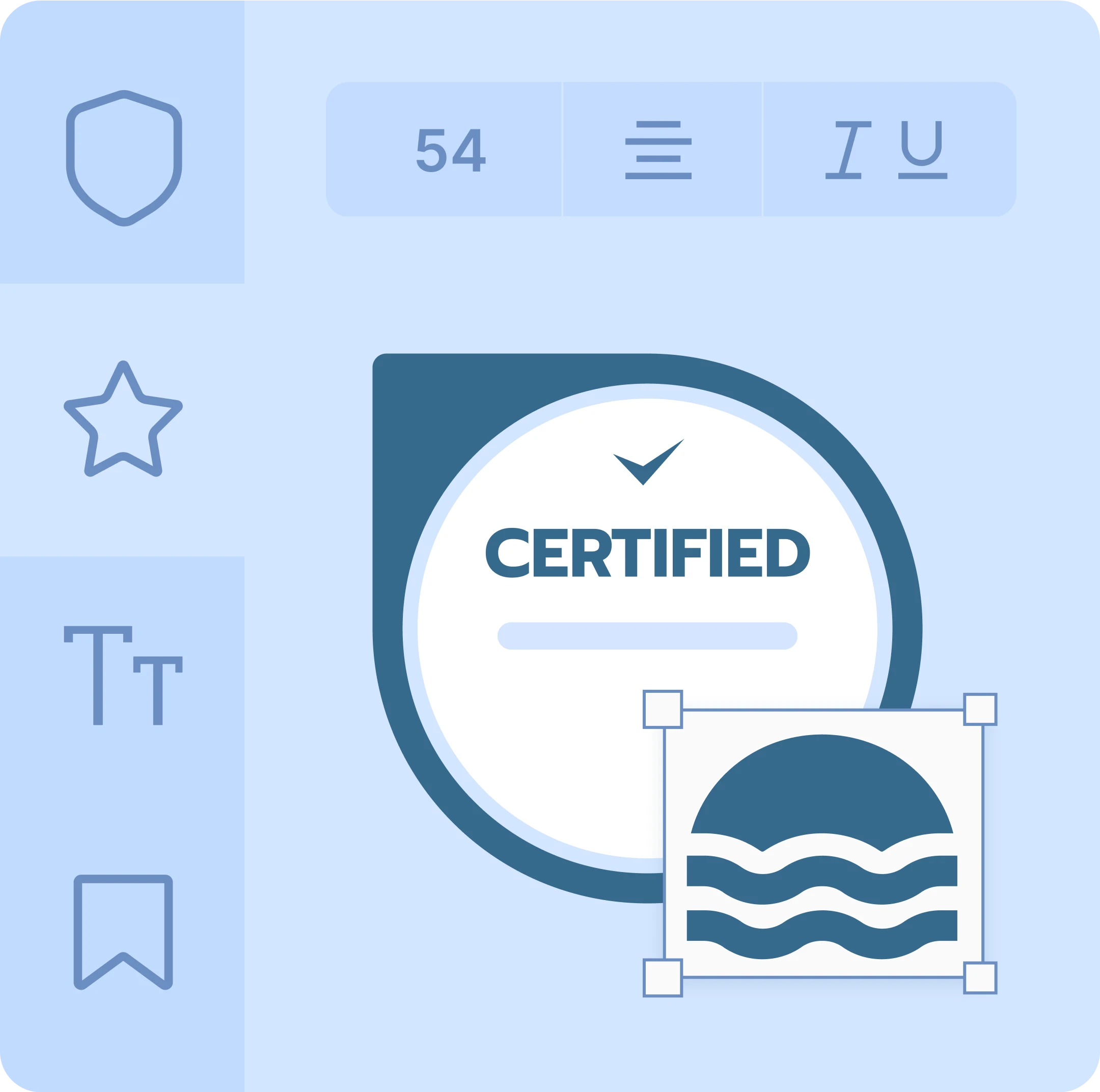 Create digital badges with your own custom branding