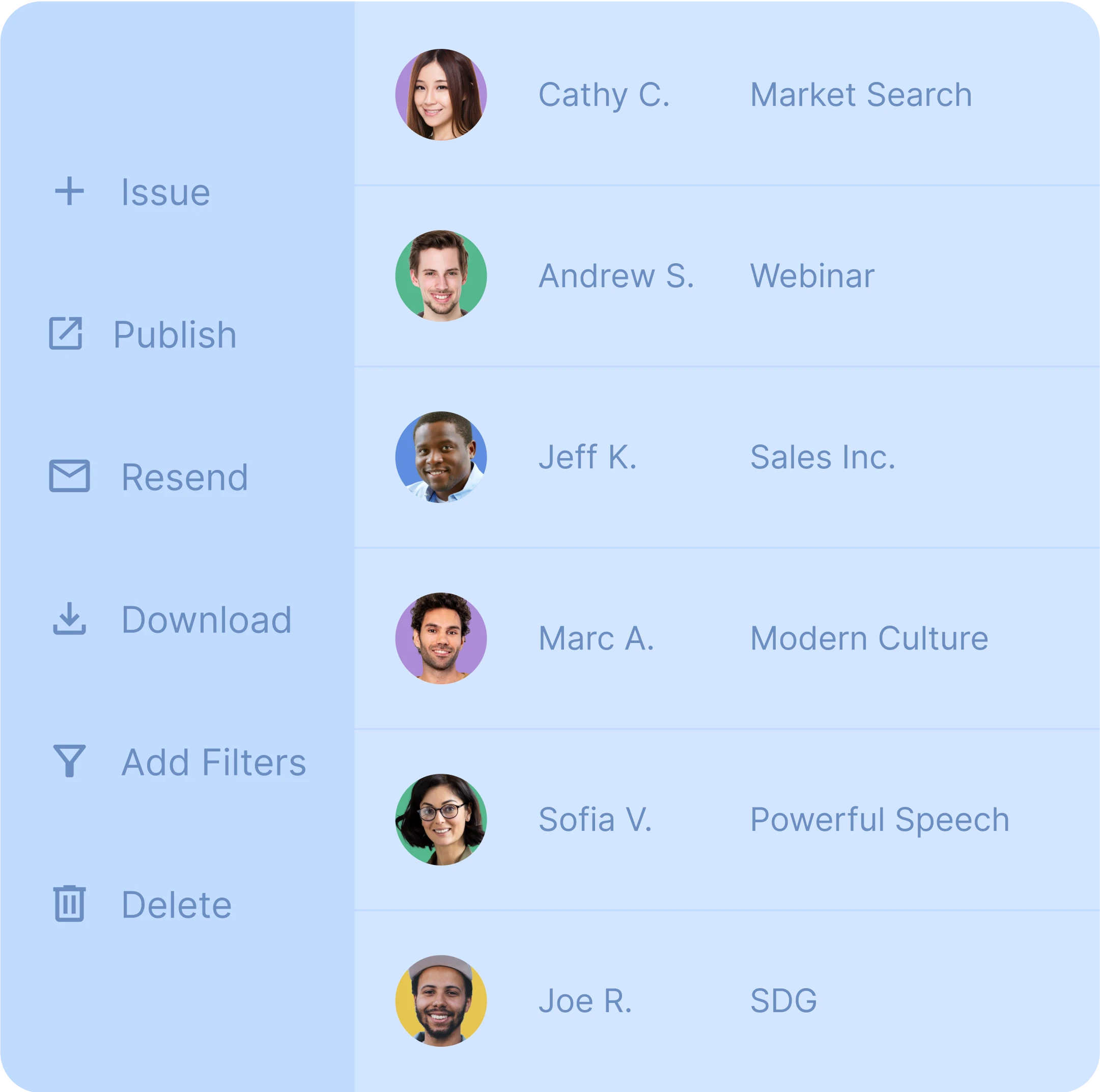 Easily manage all of your digital badges in one place