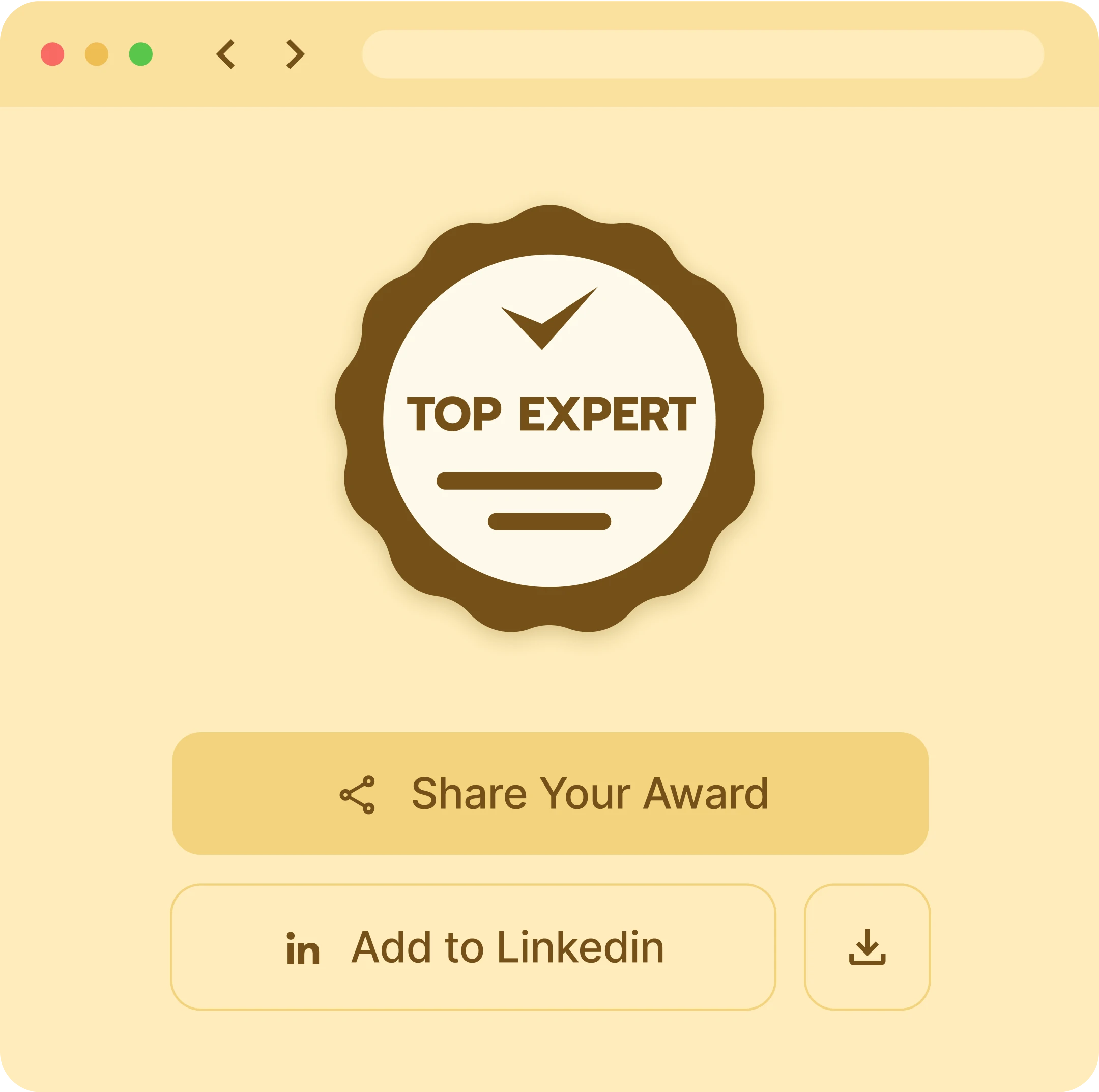 Opt for a digital badge wallet for easy social sharing