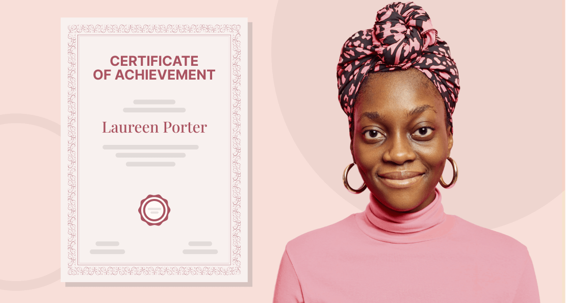Create certificate of achievement online
