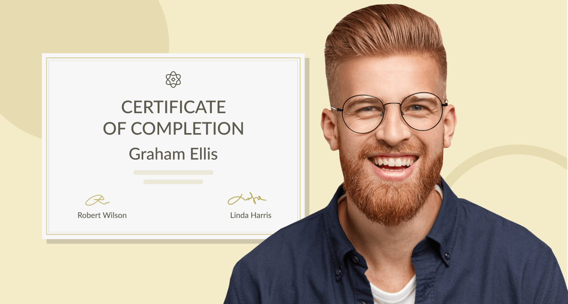 How to create completion certificate