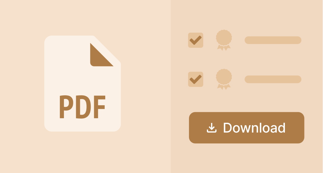 Downloadable in PDF