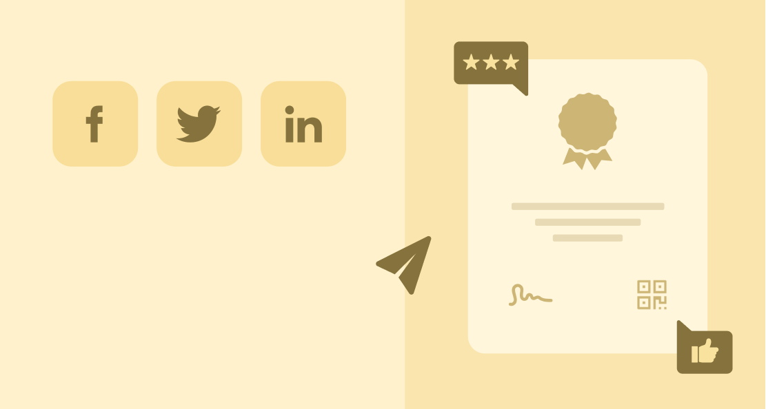 Social media sharing buttons