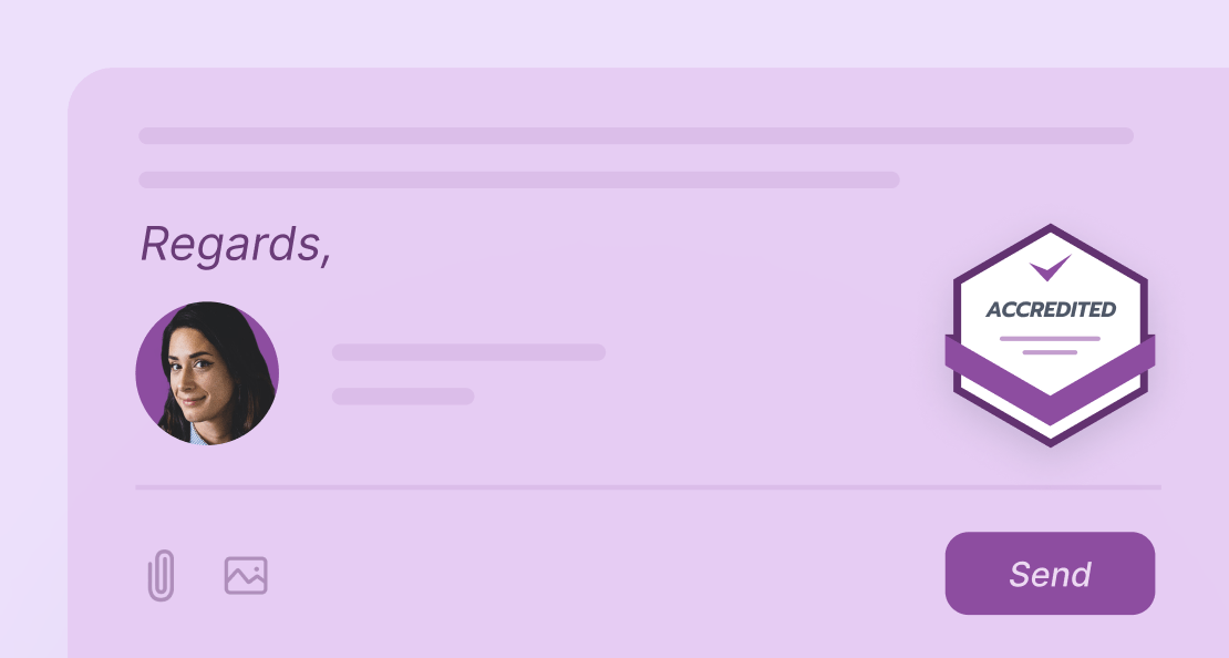 Digital badges for email signature