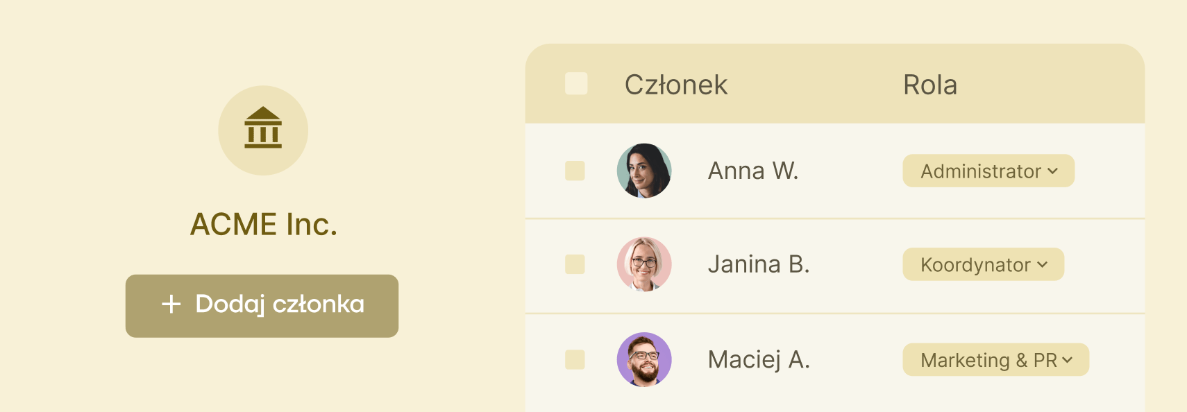 RBAC i przestrzenie robocze