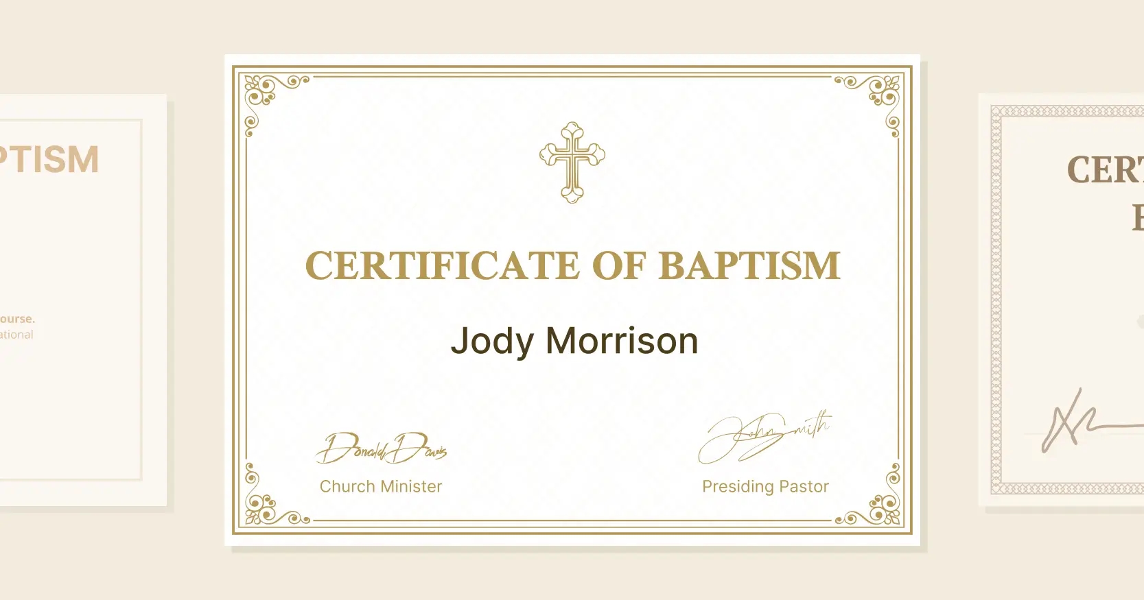 15 Certificate of Baptism Templates to Edit cover image
