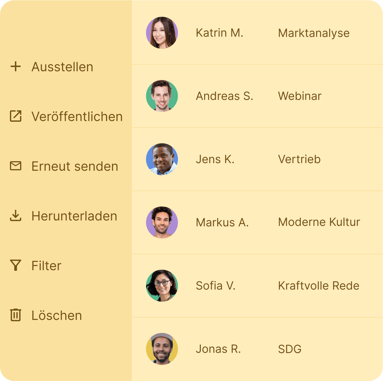 Personalisierte Zertifikate und Open Badges massenhaft generieren