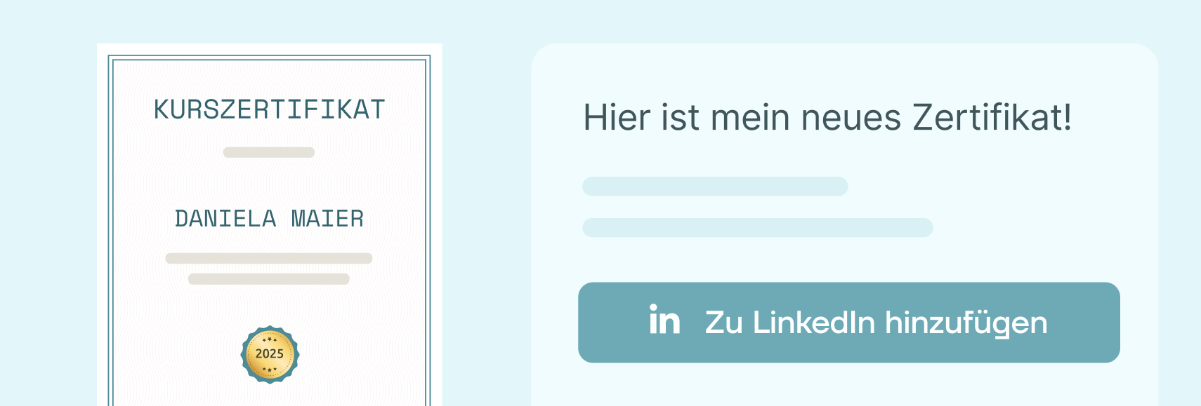 LinkedIn-Zertifikate