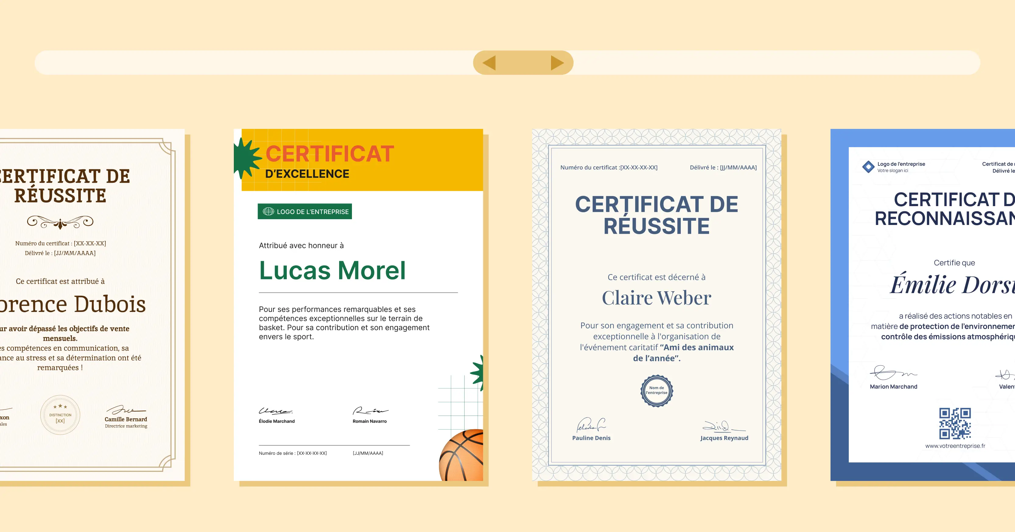 15 modèles de certificat de réussite cover image