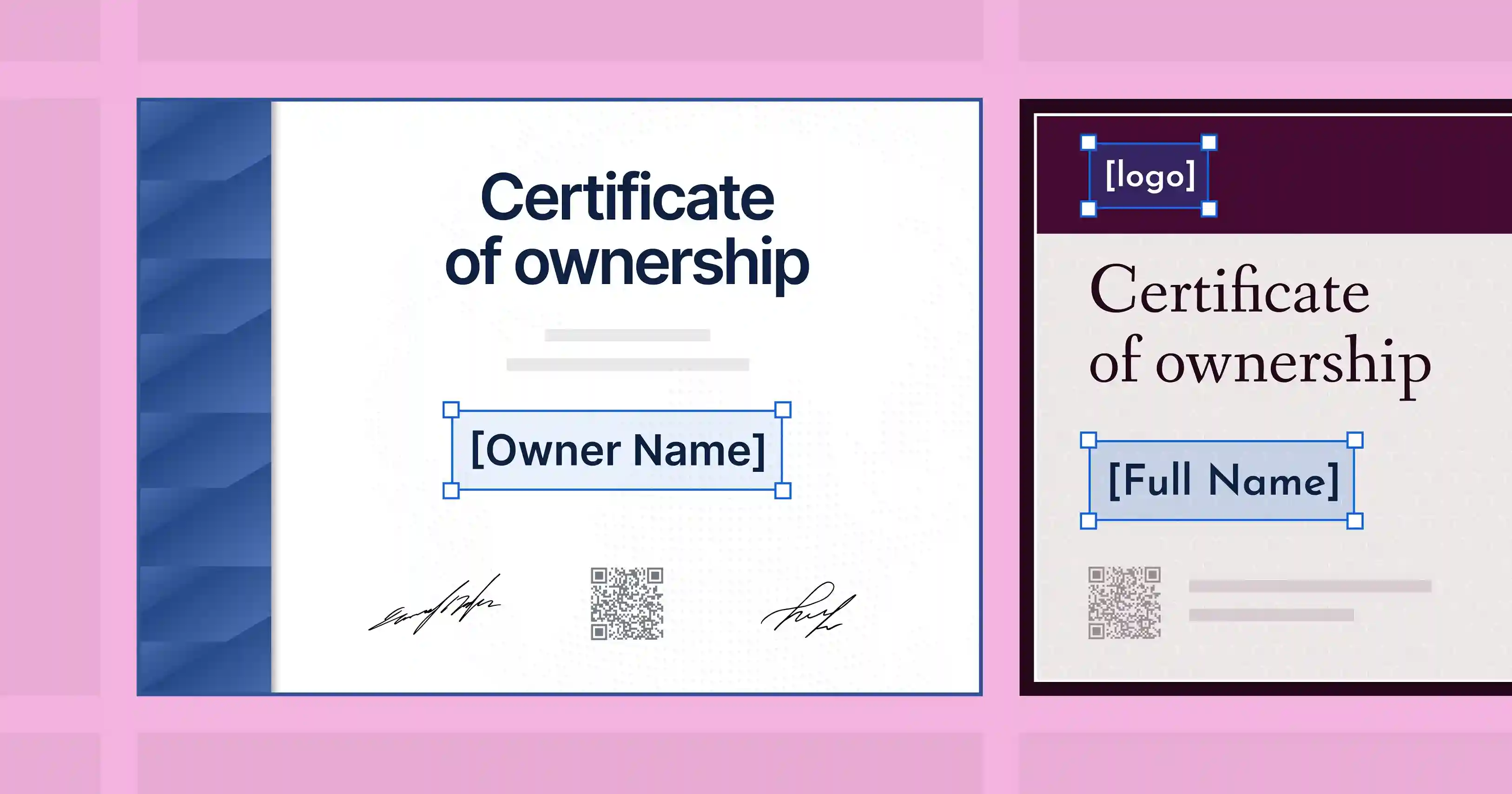 15 Editable Certificate of Ownership Templates cover image