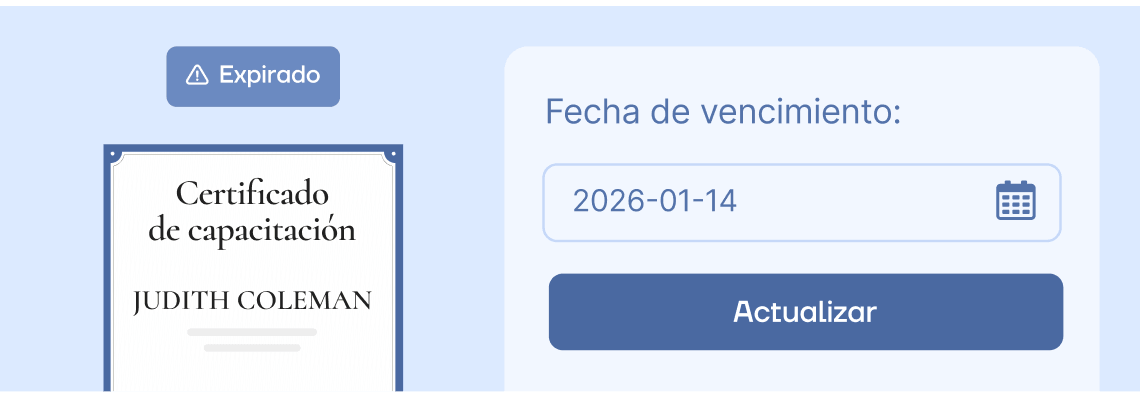 Renovaciones de credenciales