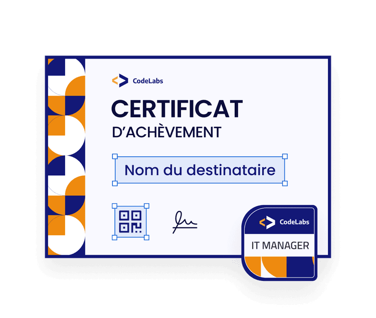 Blue CTA certificate