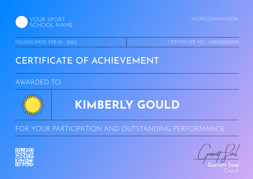purple modern certificate of achievement landscape_12803 purple modern certificate of achievement landscape_12803