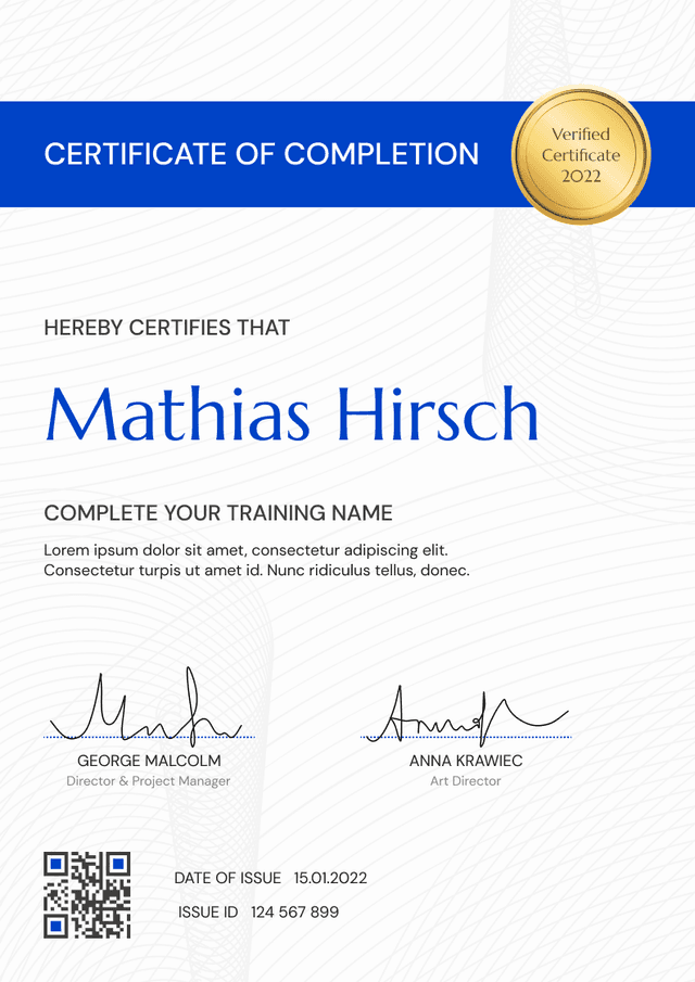 Certificate thumbnail Certificate thumbnail