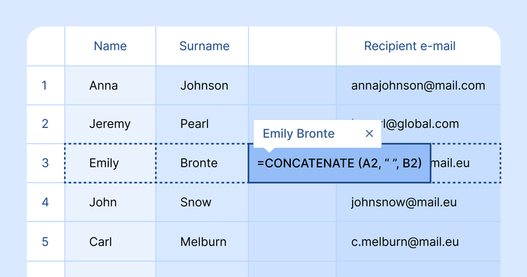 How to Combine First and Last Name in Google Sheets? cover image How to Combine First and Last Name in Google Sheets? cover image