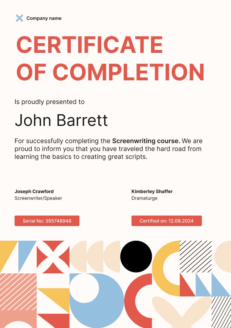Certificate thumbnail Certificate thumbnail