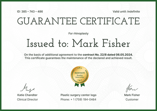 Smooth and professional warranty certificate template landscape Smooth and professional warranty certificate template landscape