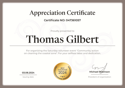 Standard and professional appreciation certificate template landscape Standard and professional appreciation certificate template landscape
