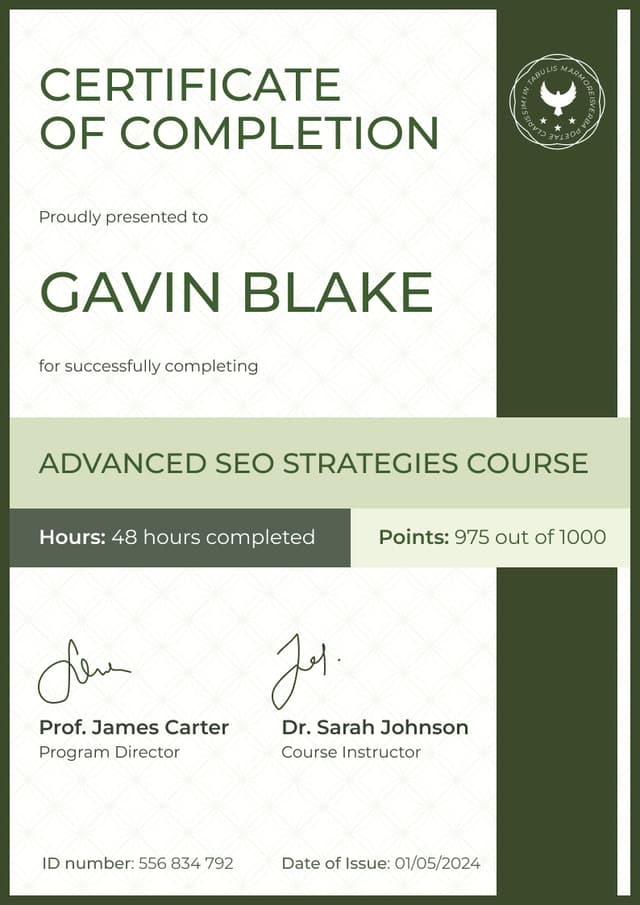 Certificate thumbnail Certificate thumbnail