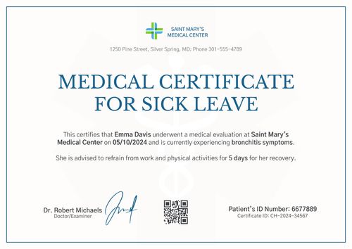 Free Minimalistic Medical Certificate Template - Edit & Download Landscape.jpg Free Minimalistic Medical Certificate Template - Edit & Download Landscape.jpg