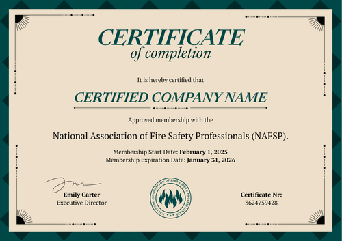 Safe and Professional Fire Safety Training Certificate Template – Edit Online Landscape Safe and Professional Fire Safety Training Certificate Template – Edit Online Landscape