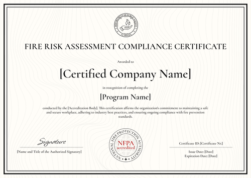 Standardized Fire Safety Training Certificate Template – Edit Online for Free Landscape Standardized Fire Safety Training Certificate Template – Edit Online for Free Landscape