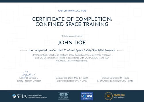 Valuable Confined Space Training Certificate Template – Customize & Automate landscape Valuable Confined Space Training Certificate Template – Customize & Automate landscape