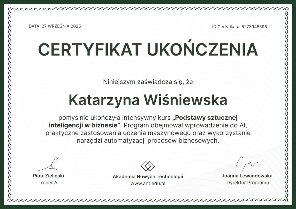 Pobierz darmowy certyfikat szkolenia wzór – pozioma Pobierz darmowy certyfikat szkolenia wzór – pozioma