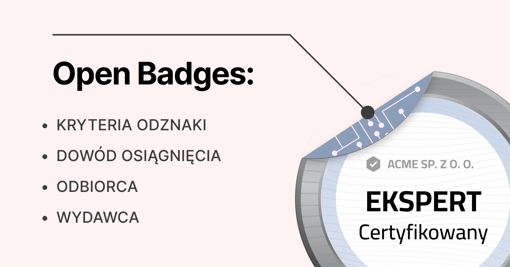 Czym są open badges? Praktyczny przewodnik cover image Czym są open badges? Praktyczny przewodnik cover image