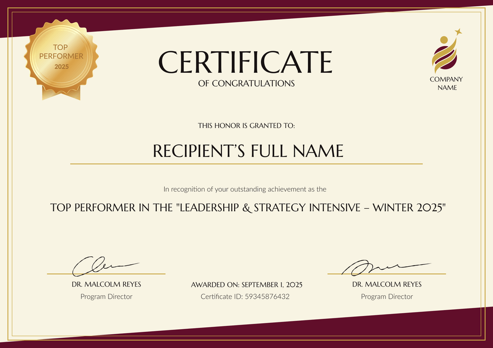 Free Printable Congratulations Certificate Template – Landscape Free Printable Congratulations Certificate Template – Landscape