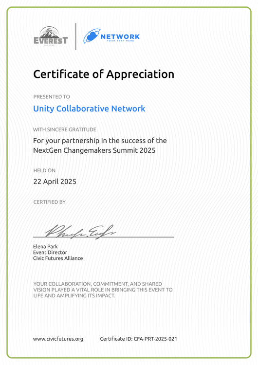 Free Certificate of Appreciation for Sponsors and Partners – Portrait Free Certificate of Appreciation for Sponsors and Partners – Portrait