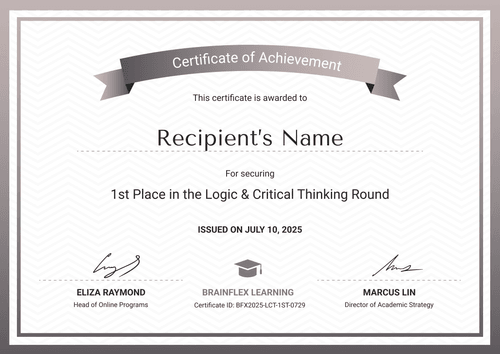 Winner Certificate Template – Landscape Winner Certificate Template – Landscape