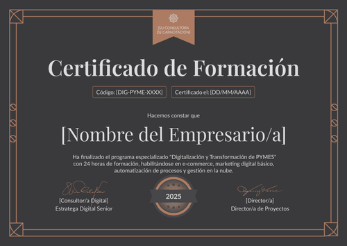 Reconoce con modelo de certificado de capacitación profesional - Horizontal Reconoce con modelo de certificado de capacitación profesional - Horizontal