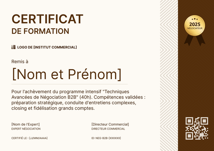 Modèle certificat de réalisation formation professionnel et sobre Modèle certificat de réalisation formation professionnel et sobre