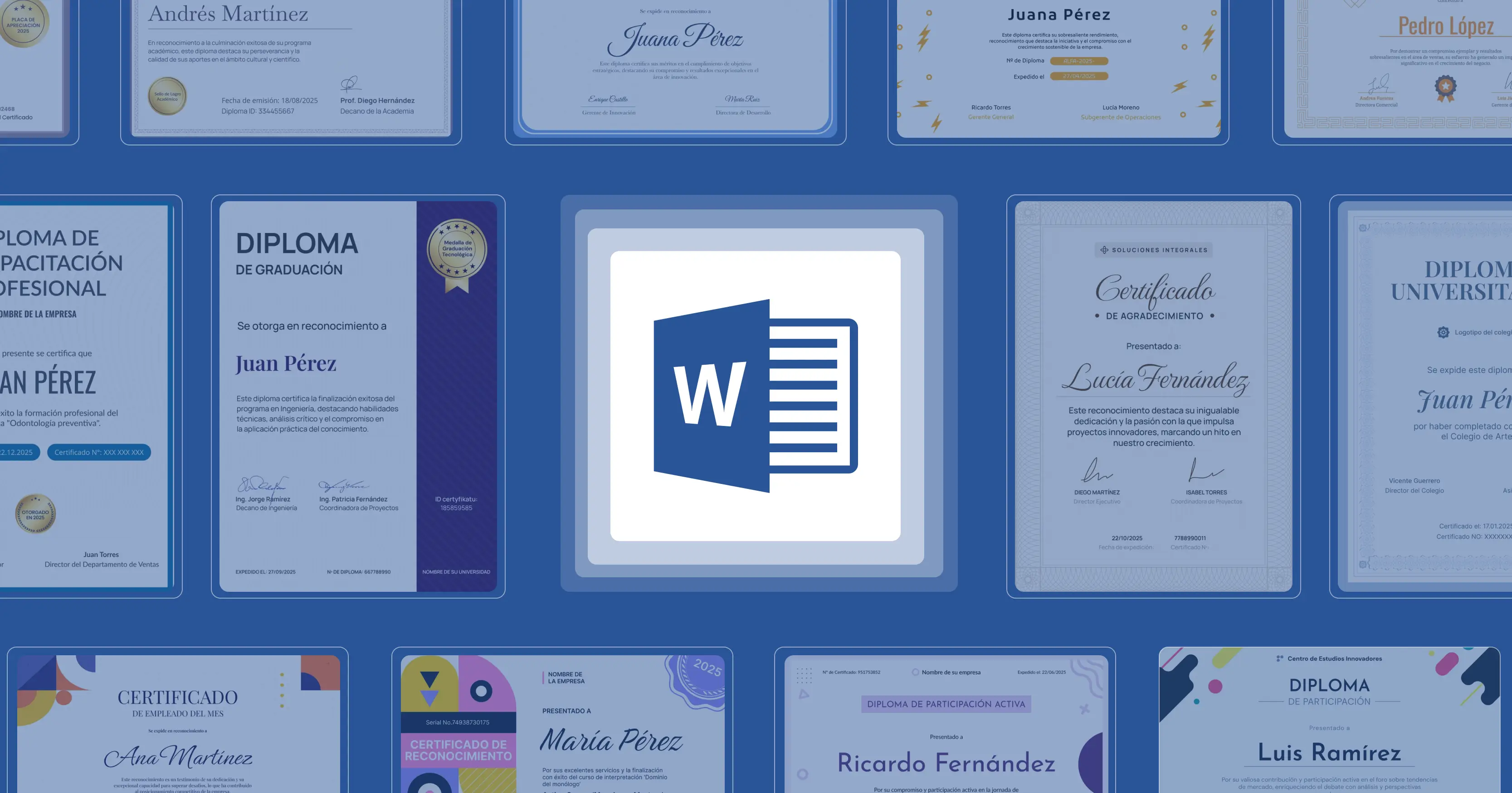 23 diplomas para editar en Word gratis en 2026 (+certificados) cover image 23 diplomas para editar en Word gratis en 2026 (+certificados) cover image