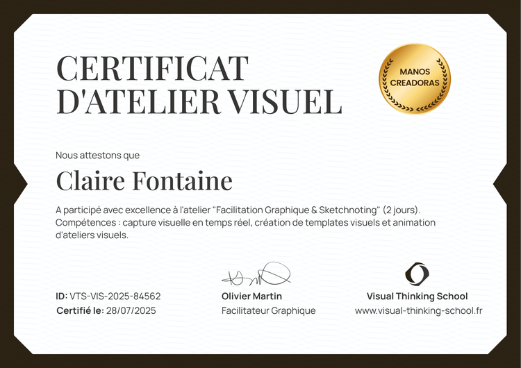 Certificat atelier personnalisable et professionnel Certificat atelier personnalisable et professionnel