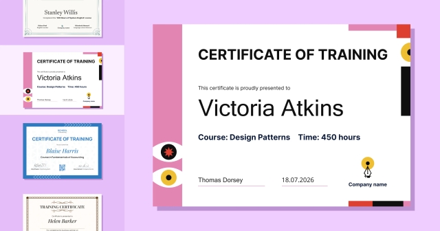 35 Free Training Certificate Templates to Use in 2026