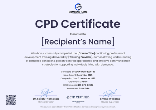 Polished Carer Certificate Template – Landscape Polished Carer Certificate Template – Landscape
