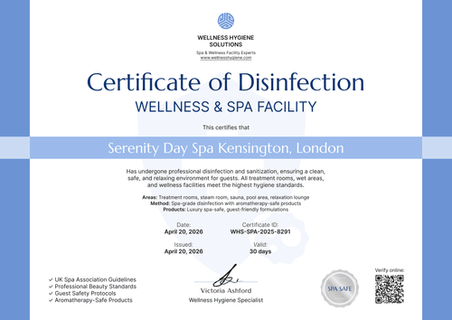 Simple Sanitization Certificate Template Landscape Simple Sanitization Certificate Template Landscape