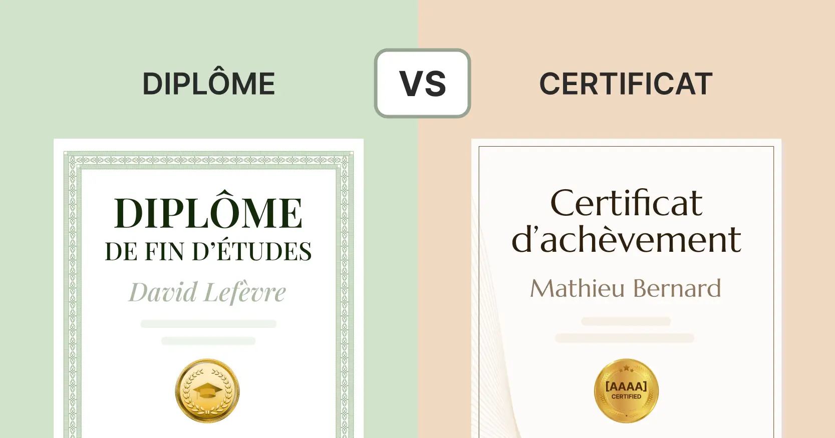 Certificat ou diplôme : quelle est la différence ? cover image Certificat ou diplôme : quelle est la différence ? cover image