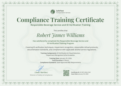 Editable Compliance Training Certificate Template - Landscape Editable Compliance Training Certificate Template - Landscape